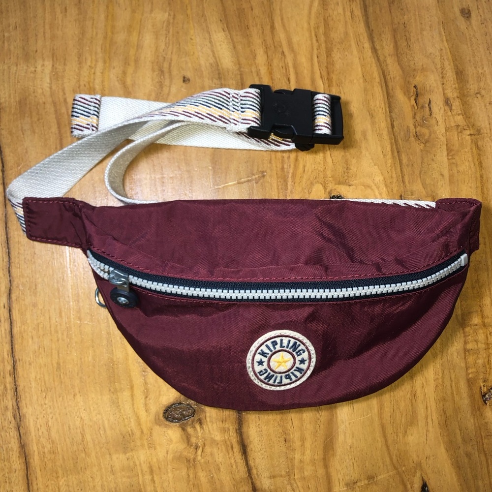 Kipling Pria Sangria Varsity Waist Pack/Fanny Pack